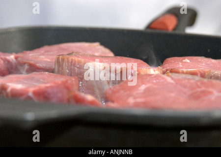 Kochen Steak Filet Stockfoto