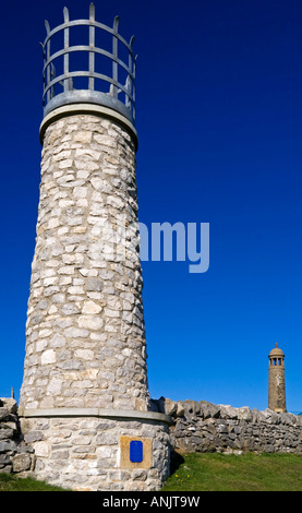 Leuchtturm in der Nähe von Crich stehen Krieg Memorial Derbyshire England UK mit blauem Himmel Stockfoto