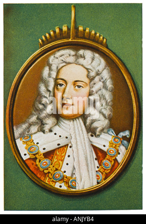 George Ii Miniatur Stockfoto