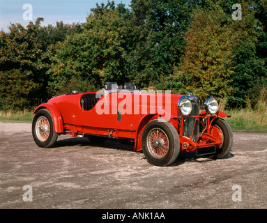 1936-Lagonda LG45 Le Mans 4-5-Liter 6-Zylinder-Motor Ursprungsland Großbritannien Stockfoto