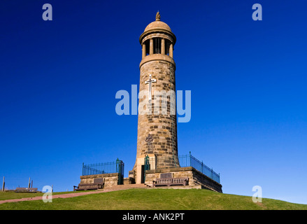 Crich stehen Kriegerdenkmal für die Sherwood Foresters Regiment Baujahr 1923 Derbyshire England UK Stockfoto