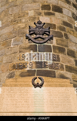 Crich stehen Kriegerdenkmal für die Sherwood Foresters Regiment Baujahr 1923 Derbyshire England UK Stockfoto