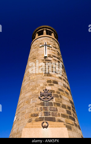 Crich stehen Kriegerdenkmal für die Sherwood Foresters Regiment Baujahr 1923 Derbyshire England UK Stockfoto