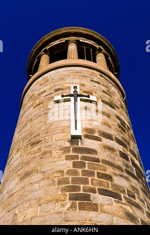 Crich stehen Kriegerdenkmal für die Sherwood Foresters Regiment Baujahr 1923 Derbyshire England UK Stockfoto