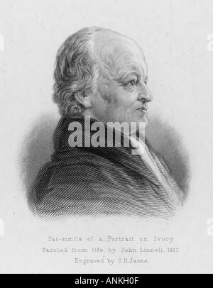 William Blake-Gravur Stockfoto