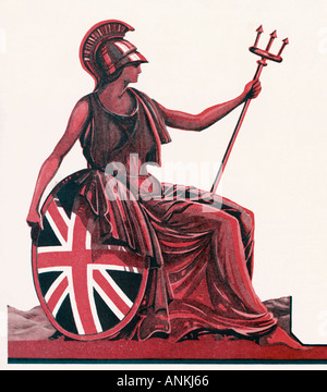 Britannia Mag rot Stockfoto