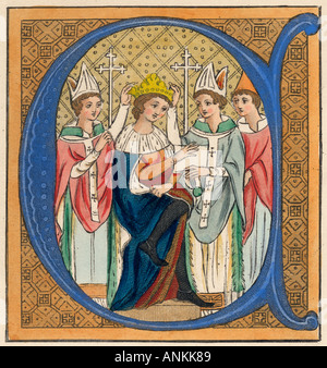 König Edward, den ich gekrönt Stockfoto