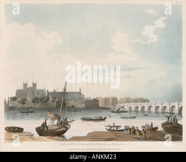 Westminster 1810 Stockfoto