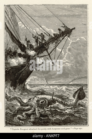 Verne unter dem Meer Stockfoto