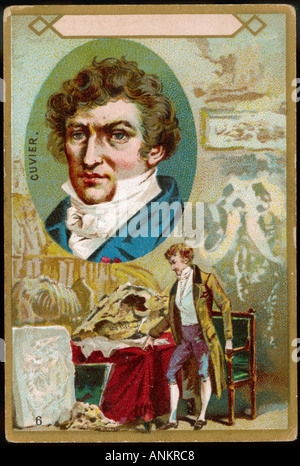 Georges Baron Cuvier Stockfoto
