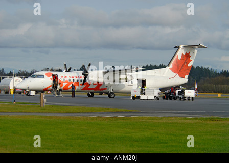 De Havilland Canada DHC-8-301 Dash 8 Flugzeuge Stockfoto