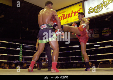 Thai-Boxen Lumphini Stadion Bangkok Thailand Stockfoto