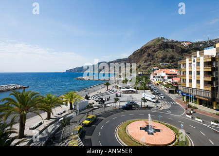 Strand und Meer, Ribeira Brava, Südküste, Madeira, Portugal Stockfoto