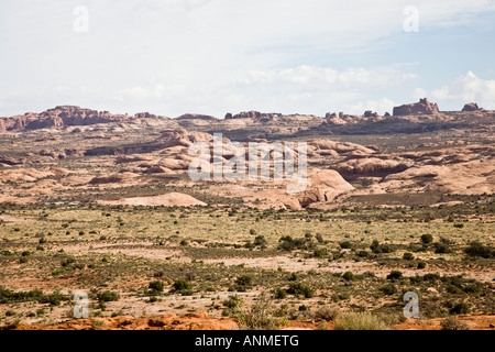 Versteinerten Dünen im Arches National Park in Utah, USA Stockfoto