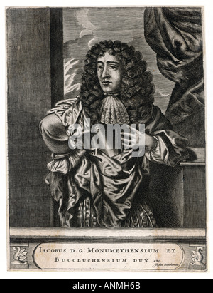 Monmouth 1649 1685 Stockfoto