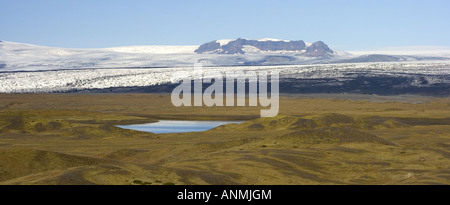 Breidamerkurjokull Gletscher Vatnajökull Island Stockfoto