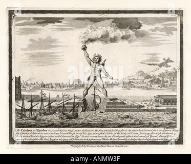 7 Wonders Rhodos White Stockfoto