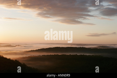 Am frühen Morgen Landschaft Stockfoto