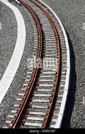 Eisenbahnschienen, Stockfoto