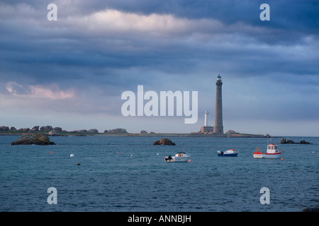 Frankreich-Bretagne Küste Leuchtturm de ich Lle Vierge Stockfoto