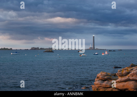 Frankreich Bretagne Küste Leuchtturm de ich Lle Vierge Stockfoto