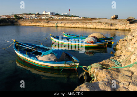 Die alten Fatimid Hafen von Mahdia Stockfoto