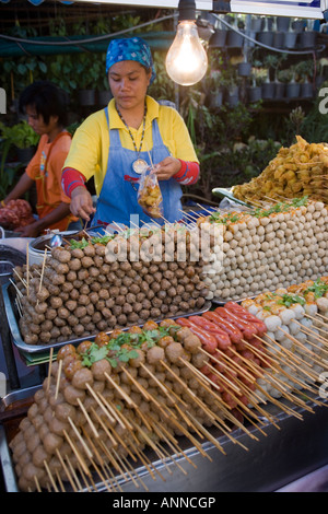 Garküche in Chatuchak Weekend Market Bangkok Thailand Stockfoto