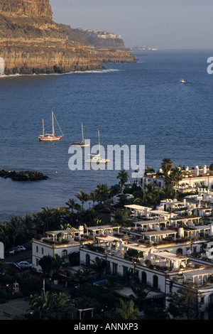 Yacht Hafen, Puerto de Mogán, Gran Canaria, Spanien Stockfoto