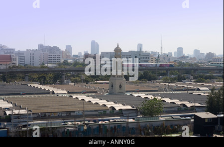 Blick über den Chatuchak Weekend Market Bangkok Thailand Stockfoto