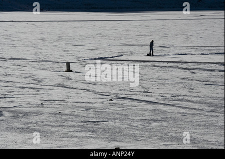 Zugefrorenen See, Nordarizona Stockfoto