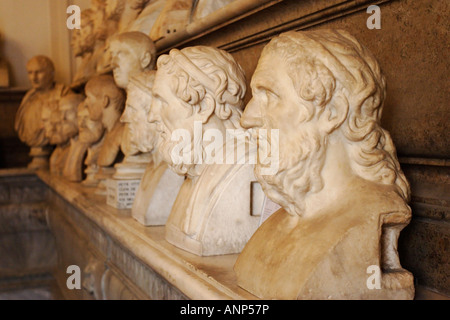 Pythagoras (Pitagora), Halle des Philosophen, Capitoline Museum, Musei Capitolini, Rom, Italien Stockfoto