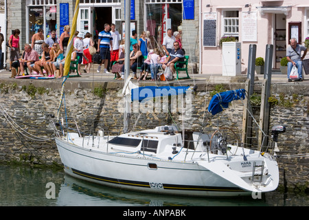 Padstow Hafen in Nord Cornwall Stockfoto