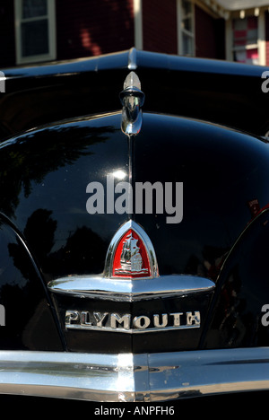 Vorderseite des klassischen 1950 s Plymouth Limousine Stockfoto