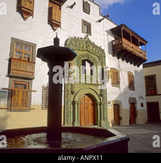 LAS PALMAS ALTSTADT Casa de Colon Christopher Columbus Haus, Altstadt Vegueta, Las Palmas, Kanarische Inseln Spanien Stockfoto