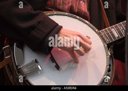 Alison Brown American Banjo-Spieler Stockfoto