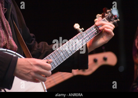 Alison Brown American Banjo-Spieler Stockfoto