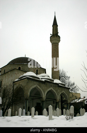 Alipasina (Alipasha Alipashina) Moschee an der Ecke der Alipasina Street und Tito Marsala in Sarajevo, Bosnien und Herzegowina Stockfoto