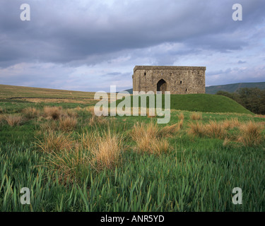 Hermitage Castle in der Nähe von Newcastleton, in den schottischen Borders. Schottland Stockfoto