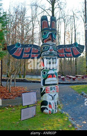 Quw'utsun kulturelle Zentrum Duncan Goldstream Provincial Park Cowichan Vancouver Island-Vancouver BC Kanada Stockfoto