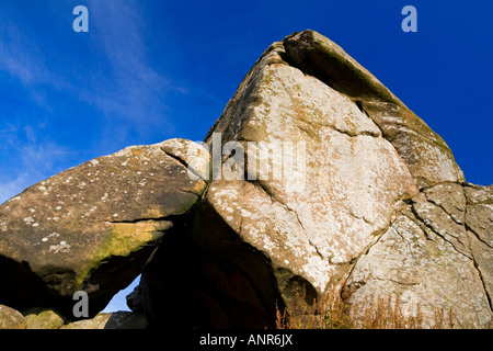 Robin Hood Stride oder verspotten Bettler Hall in der Nähe von Birchover und Matlock im Peak District Nationalpark Derbyshire England UK Stockfoto