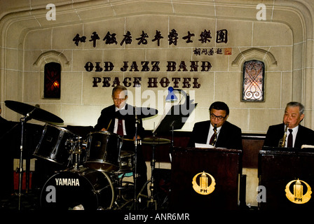 Old Jazz Band Peace Hotel, Shanghai, China Stockfoto