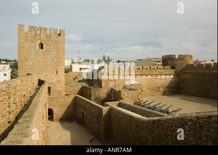 Marokko, Atlantikküste, SAFI: Qasr, al, Bahr portugiesischen Fort (b.1508), außen Stockfoto