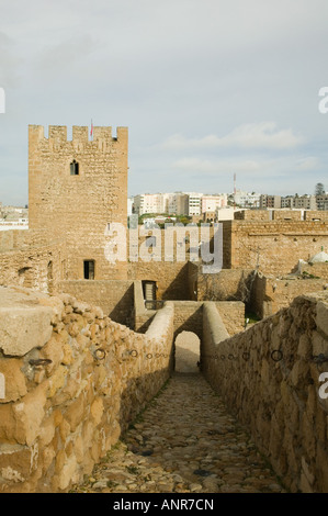 Marokko, Atlantikküste, SAFI: Qasr, al, Bahr portugiesischen Fort (b.1508), außen Stockfoto