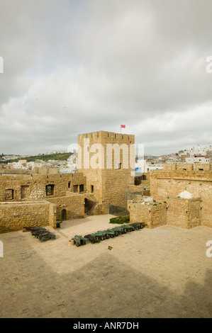 Marokko, Atlantikküste, SAFI: Qasr, al, Bahr portugiesischen Fort (b.1508), außen Stockfoto