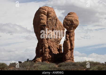 Garden Of Eden - Rock-Formation im Arches National Park in Utah, USA Stockfoto