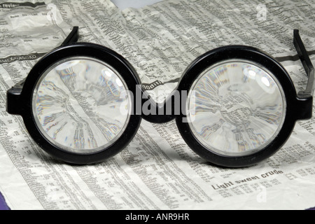 Verzerrte Vision - Finanzen Stockfoto
