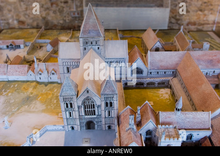 Modell der Acre Schloss und Priorat Norfolk GB UK Stockfoto