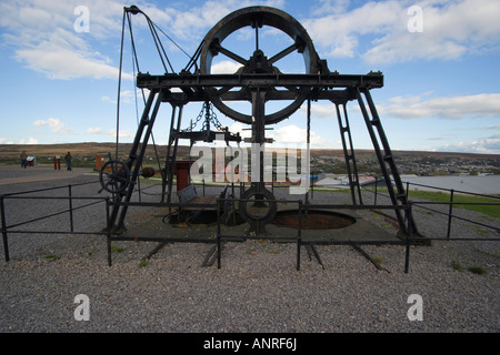 Gewundenen Gang. Große Grube. Nationalmuseum von Wales, Blaenafon, Torfaen Bergbau. Wales. VEREINIGTES KÖNIGREICH. Stockfoto