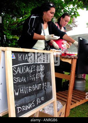 Die Te Kuiti Muster Schafschur Staatsangehörigen Neuseeland 2005 Stockfoto