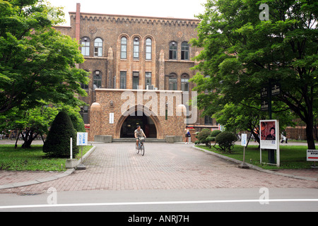 Fakultät für Wissenschaft Gebäude Hokkaido Universität Sapporo Japan moderne gotische Architektur Stockfoto